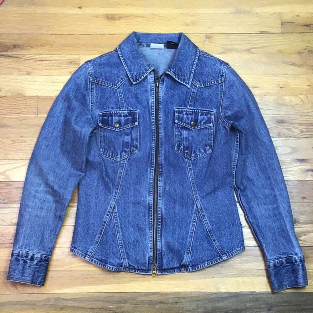 ARIZONA PATCHED BLUE JEAN JACKET